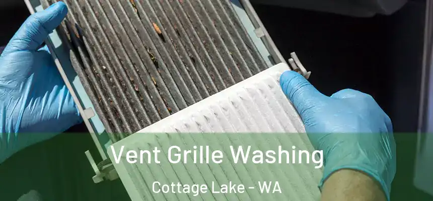 Vent Grille Washing Cottage Lake - WA